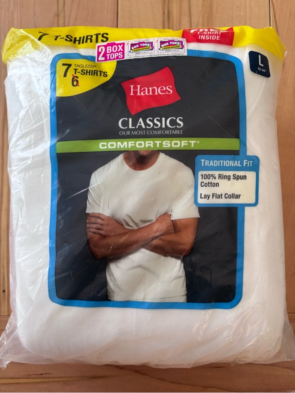 Hanes ComfortSoft White Crew Neck T-Shirts Pack